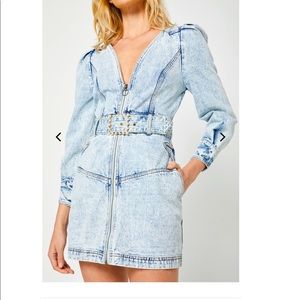Elliatt denim dress with belt